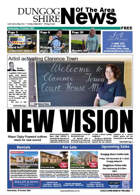 Dungog Shire News Of The Area 16 October 2024
