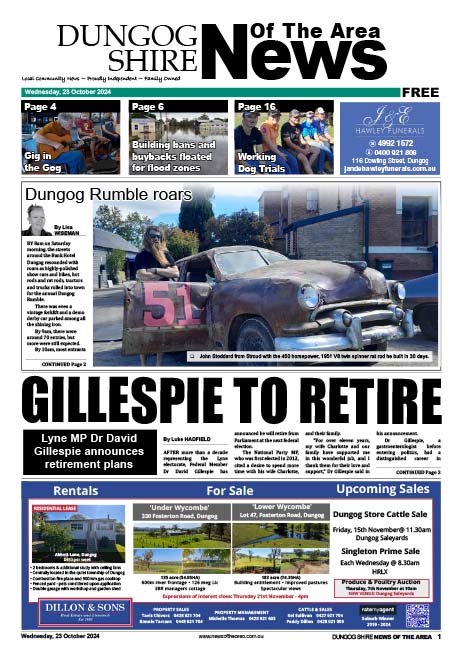 Dungog Shire News Of The Area 23 October 2024
