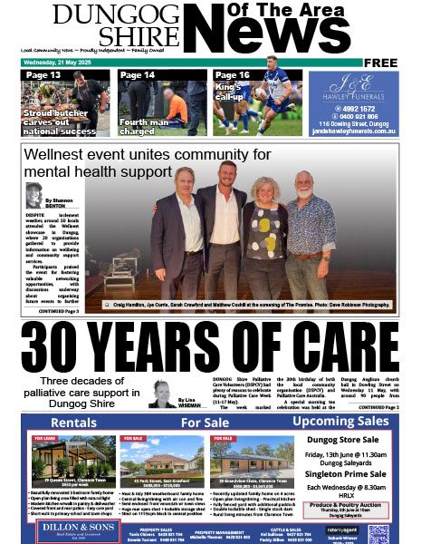 Dungog Shire News Of The Area 21 MAY 2025