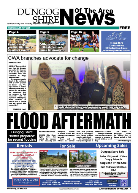 Dungog Shire News Of The Area 28 MAY 2025