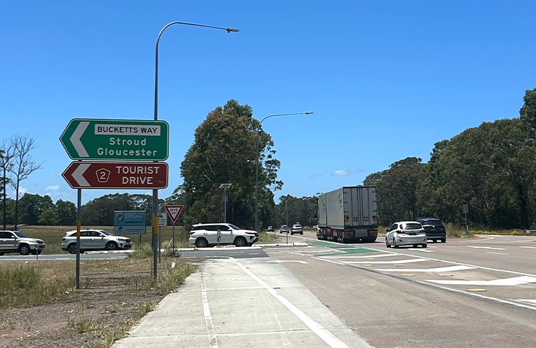 Concerns Bucketts Way traffic could worsen due to quarry usage