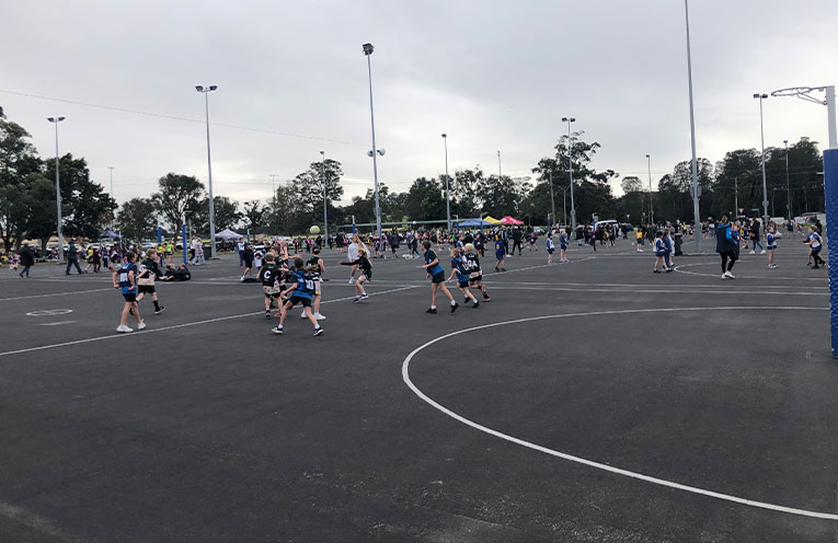 Student netballers enjoy introduction to Netball NSW Schools Cup