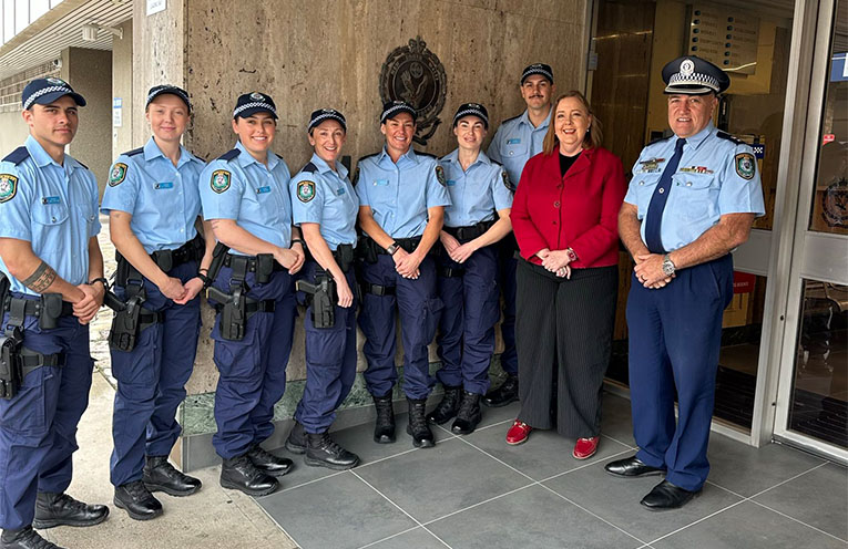 New recruits join the Port Stephens Hunter Police District
