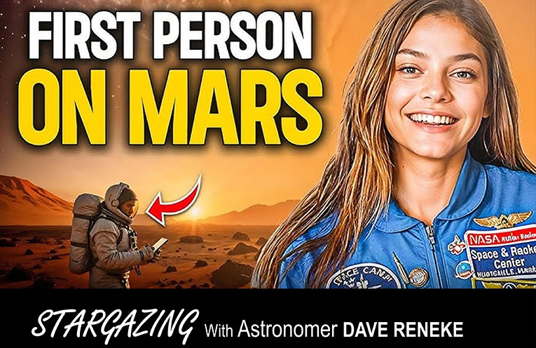 Stargazing: The young woman who wants to be first on Mars