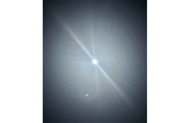 The moon was 30 percent brighter than normal. Photo: Sis Higgins.