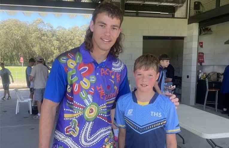 Knights star inspires touch footballers at All Abilities Gala Day