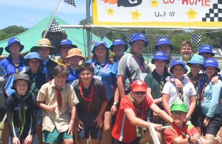 Hundreds of Scouts set up camp at Dungog Showground