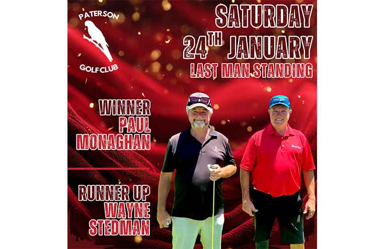 Last Man Standing Winner, Paul Monaghan (l) & Runner Up, Wayne Stedman (r).