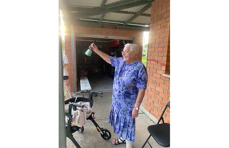 Heather Muddle was celebrated for her ‘extraordinary contribution’ to netball in Dungog over many years.