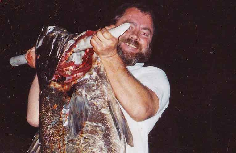 STINKER: Bedlam on board with a monster Mulloway