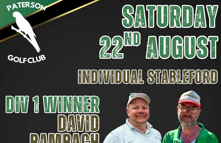 Paterson Golf Club’s weekly results