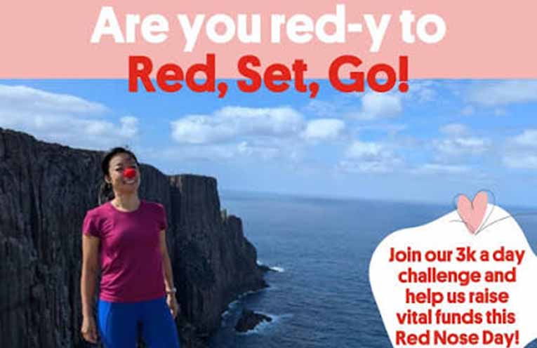 Step up for Red, Set, Go! and join the August challenge to help save little lives