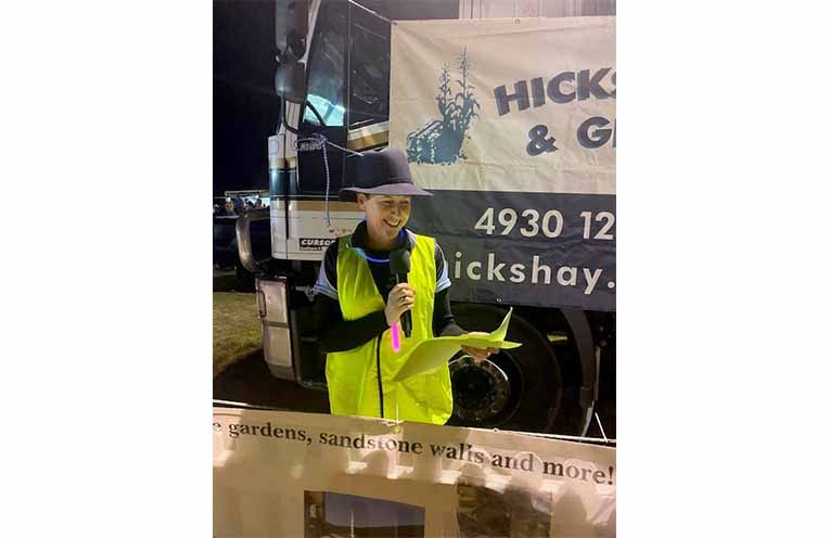 Eleesha Pereira MC volunteer from Rotary Club of Paterson.