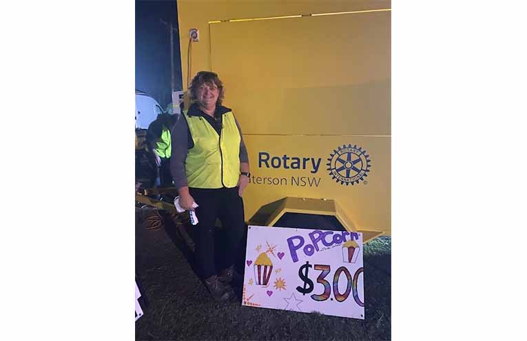 Julie Overton, volunteer from Rotary Club of Paterson.