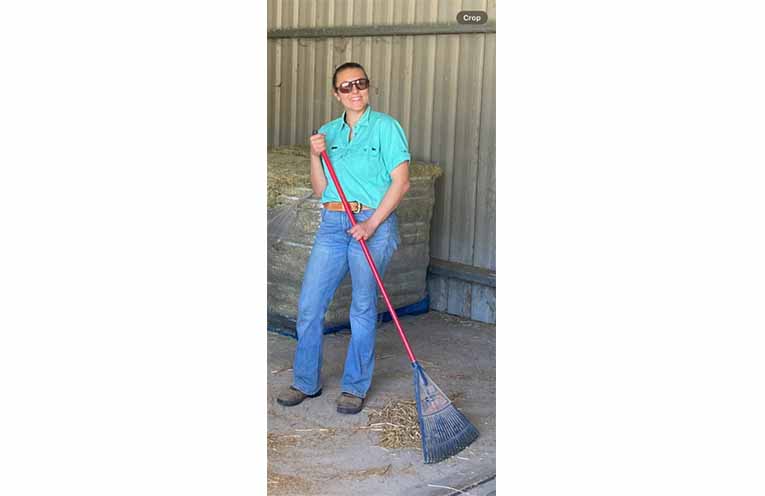 Volunteer, Meagan Story.