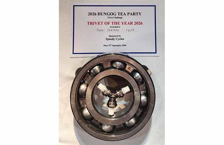 Peter Shelton’s imagination sparked his winning Trivet of the Year entry.