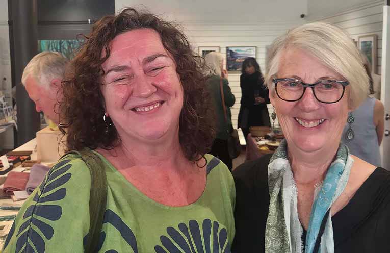 Clare Tilyard and Jo Simpson were among the opening crowd. Photo: Supplied.
