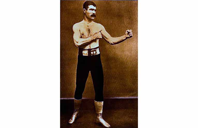 Shaping up: Vacy’s ‘Paddy’ Slavin was a world champion bare-knuckle boxing champion. Photo: Supplied by Cameron Archer.