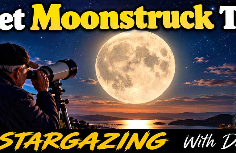STARGAZING: Virtual mountain-climbing on the Moon this week