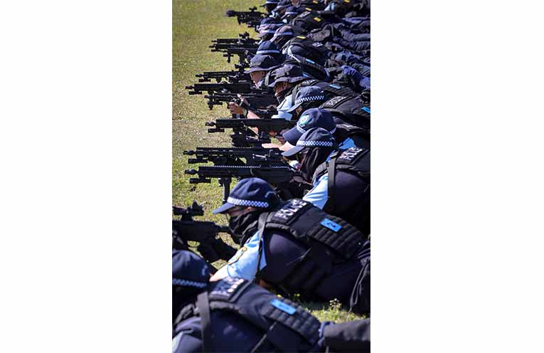 Photos of the NSW Police Force’s Armed Response Command in training. Photos: NSW Police Multimedia.